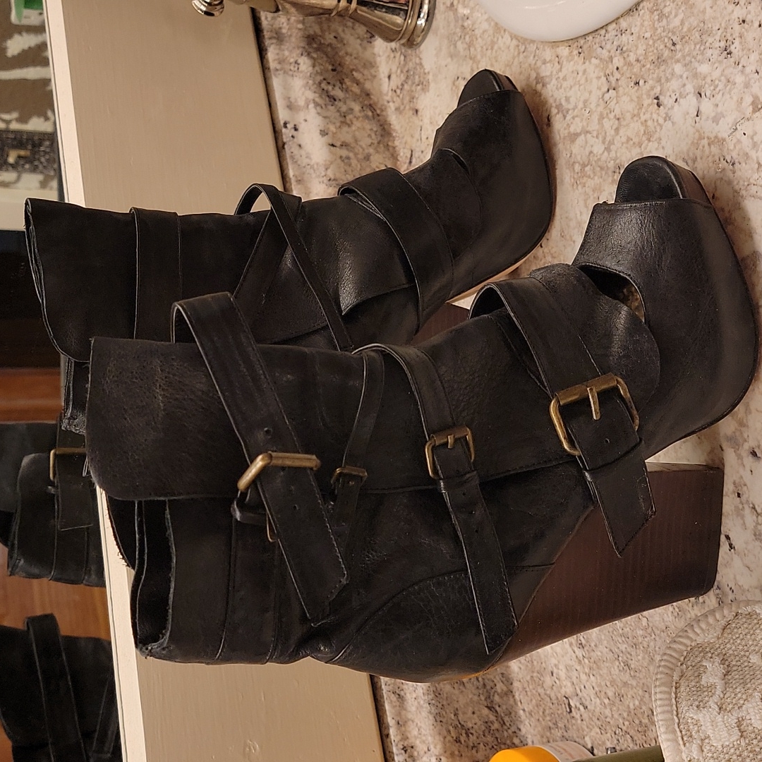 Allsaints Heeled Boots 3inch High